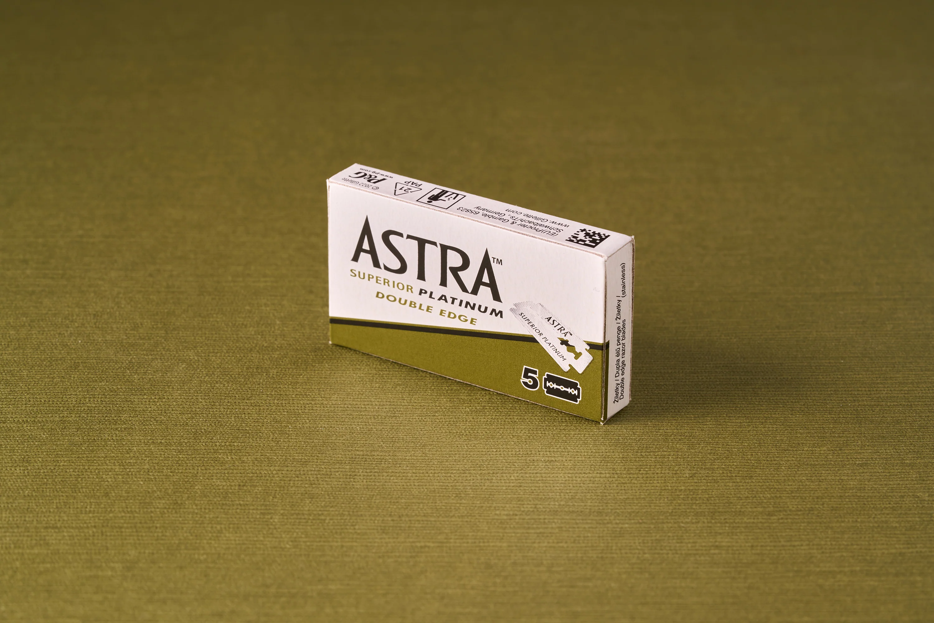 Astra Platinum Double Edge Razor Blades (5 Blades)