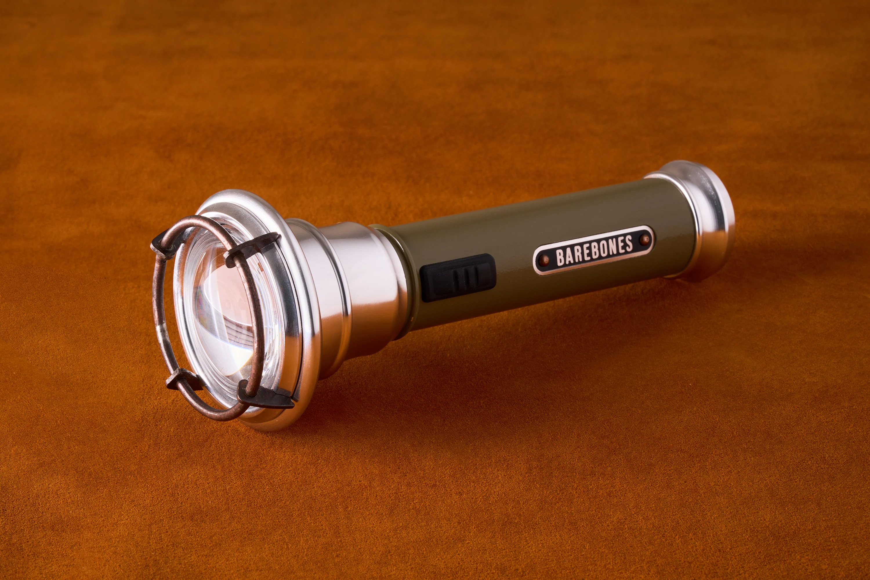 Barebones Vintage Flashlight Olive