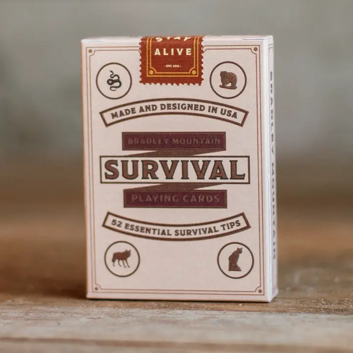 Bradley Mountain Survival Playing Cards