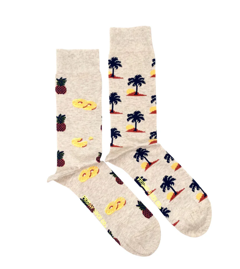 Friday Sock Co. Palm Tree & Pineapple