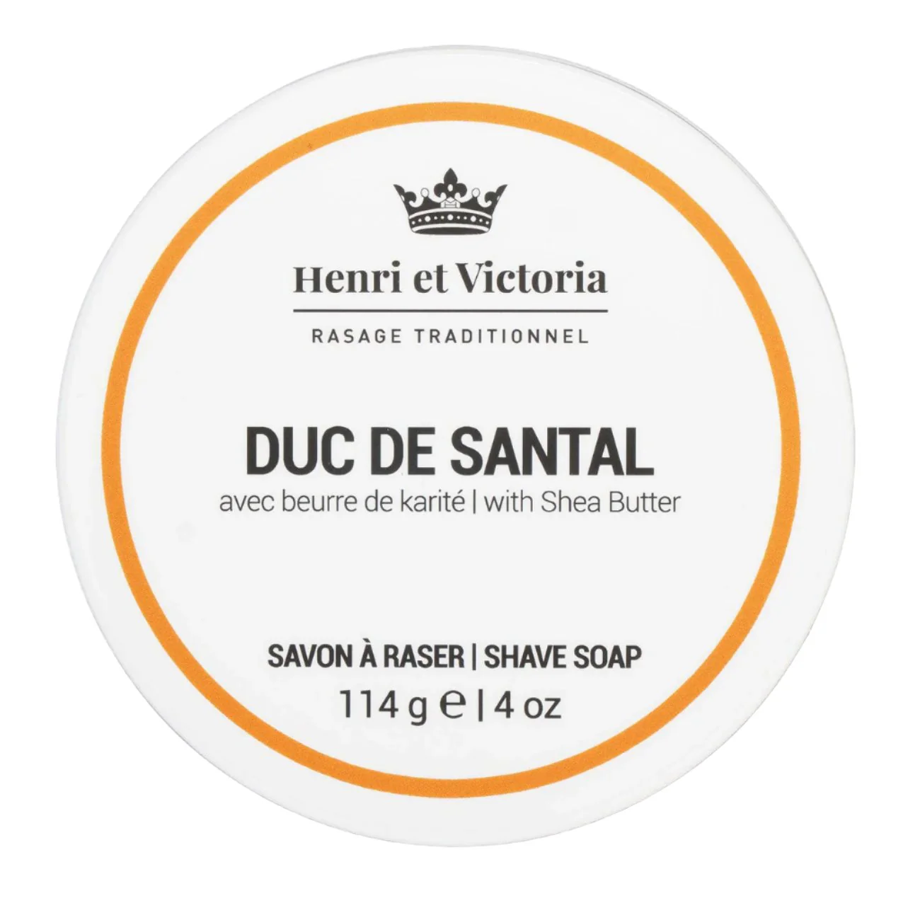 Henri et Victoria - Duc de Santal Vegan Shave Soap