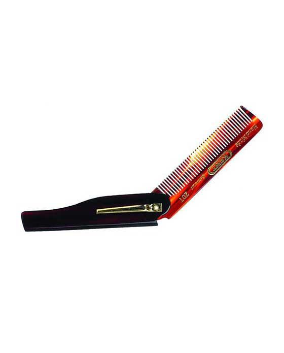 Kent of England 20T Folding Pocket Moustache Comb