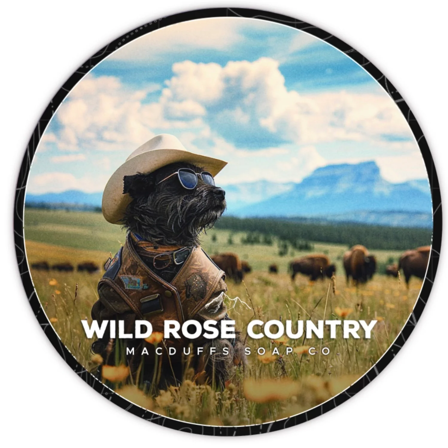 MacDuffs Soap Company Wild Rose Country Shaving Soap