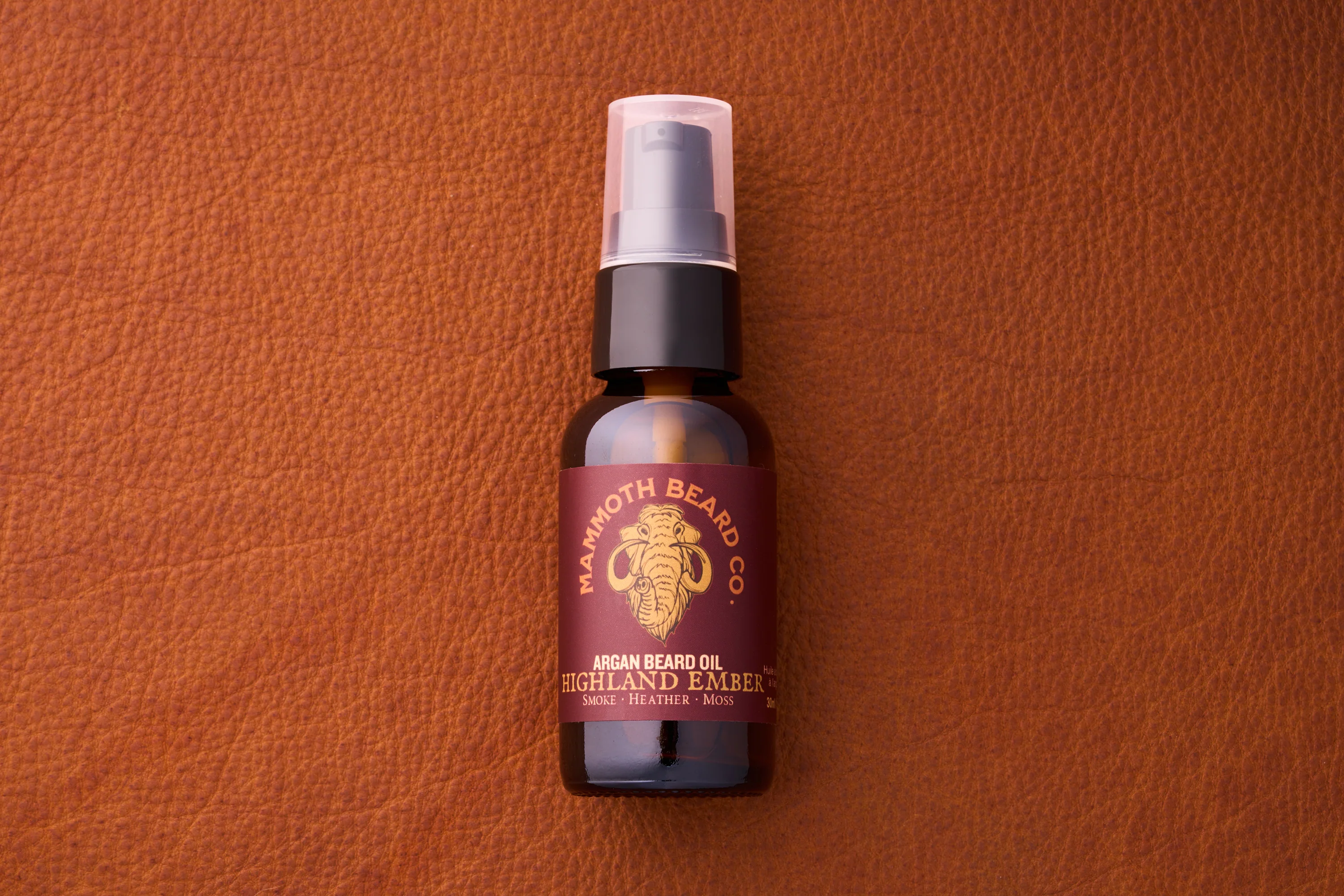 Mammoth Beard Co. Beard Oil - Highland Ember 30ml - Image 2