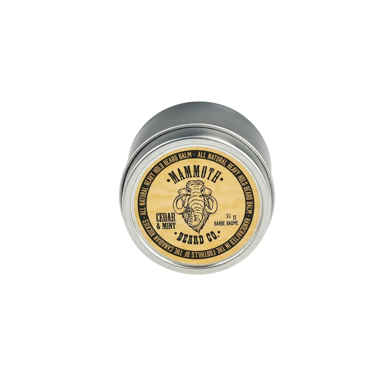 Mammoth Beard Co. Strong Hold Beard Balm Cedar and Mint 60ml