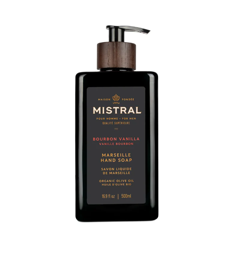 Mistral Liquid Hand Soap - Bourbon Vanilla