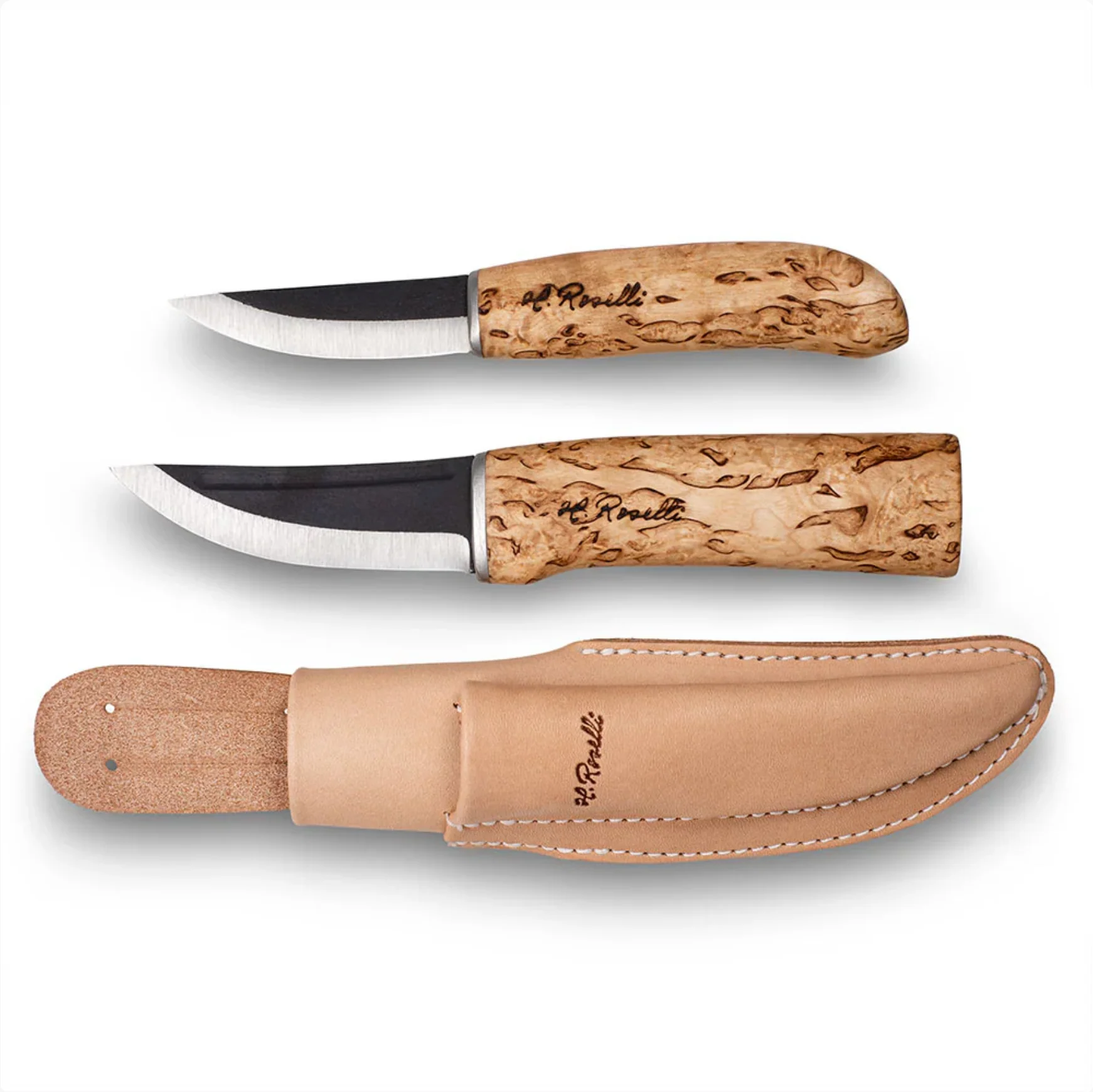 Roselli Hunter Knife / Carpenter Knife Combo Sheath