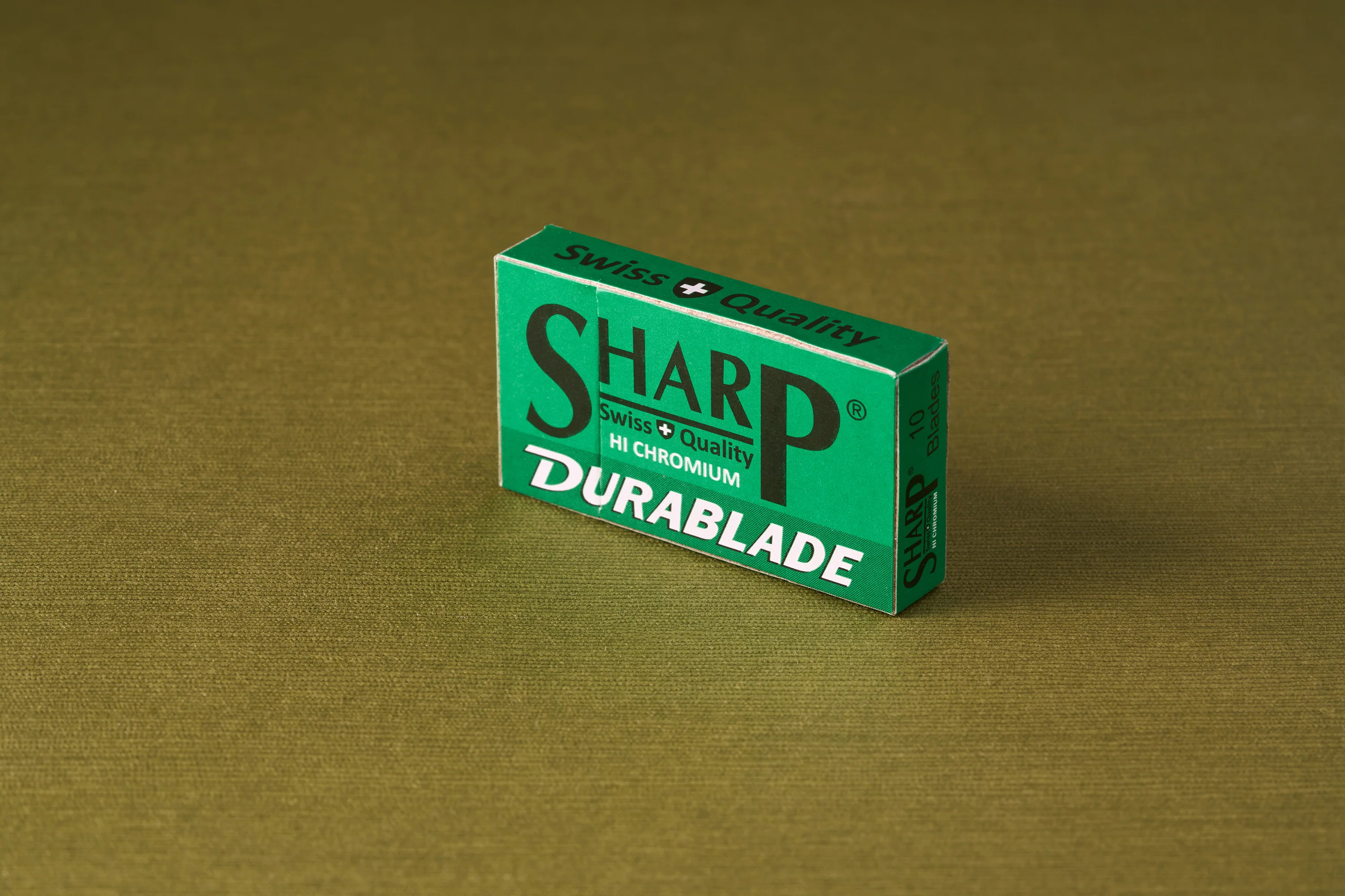Sharp Durablade Stainless Double Edge Razor Blades, 10 Pack