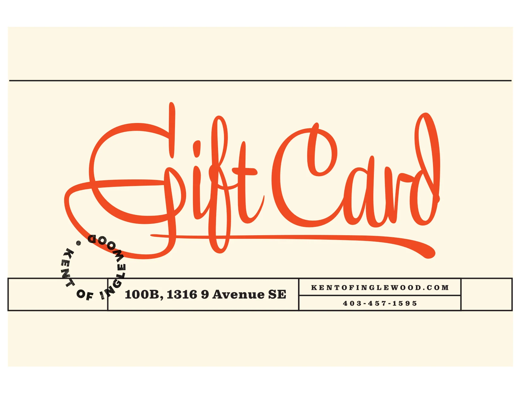 Shaving Class Gift Card