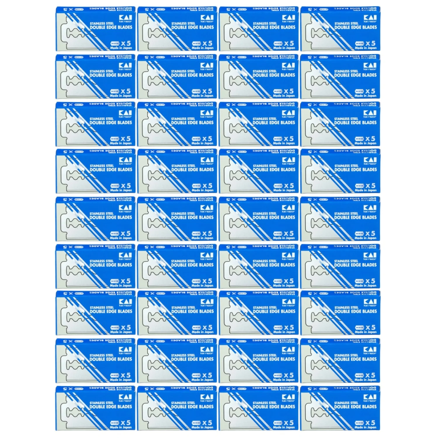Sleeve of Kai Razor Blades (180 Blades)
