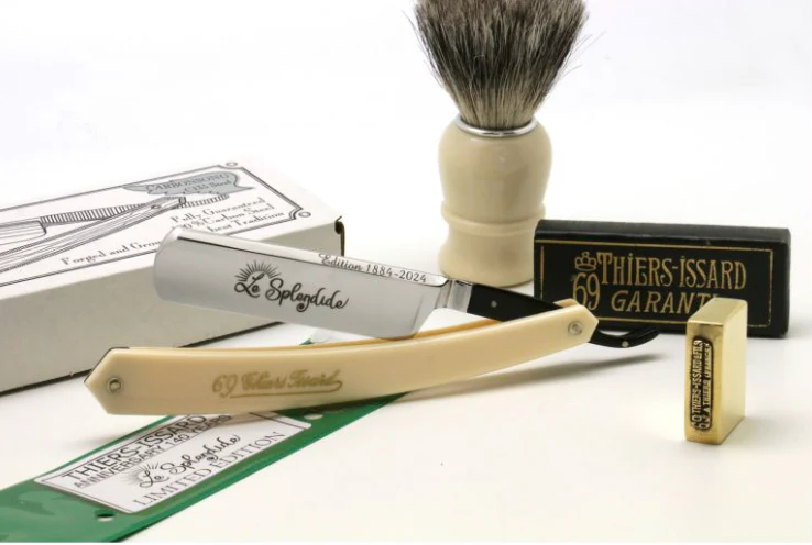 Thiers Issard Straight Razor, Le Splendide  140th Anniversary Edition, 6/8" - Image 2